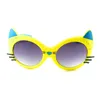 Kids Size Lovely Animal Sunglasses Cute Cat Design Big Frame Glasses With UV400 Lenses 6 Colors Wholesale