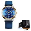 Armbandsur Lige Mens Watches Top Silicone Strap Sport Waterproof Quartz Clock Army Military Wrist Watch Relogio Masculino