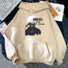 Tokyo Ghoul Sweat-shirt surdimensionné Kaneki Ken Imprimer Harajuku Sweat à capuche Printemps Streetwear Colors12 Unisexe Anime Femmes / Hommes Casual Kpop Y0820