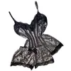 Indumenti da notte da donna Lingerie sexy da donna Canotta Pantaloncini con fiocco Top con scollo a V Pigiami in velluto Babydoll Camicia da notte Biancheria intima Set Moda