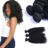 Kinky Curly Bundles 3/4 szt. Non Remy Brazylijskie ludzkie włosy splot 8-26 cali naturalne przedłużenia kolorów