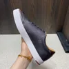 2024 New Men's Low cut Lace up Classic Leather Sports Shoes Trendy and Fashionable Black Four Seasons
