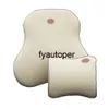 Car Pillow Seat Headrest Auto Slow Rebound Guard Lumbar Pillow Set Memory Cotton Protector Neck Rest Head Support For Universal
