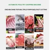 Pork Rib Cut Machine Commercial Chicken Nugget Cutting Maker Porks Leg Bone Cutting manufacturer