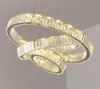 Moderne Luxus Runde Kristall Große Kronleuchter Beleuchtung Für Villa Treppe Cristal Wohnzimmer Restaurant DIY Lampe Chrom Gold