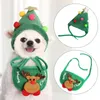 Dog Apparel Pet Christmas Hat Dogs Cats Tree Elk Hats Puppy Cartoon Soft Keep Warm Festival Dress Up Supplies