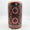 HOMPP Red Bronze Metal Air Nawilżacz Aromaterapia Essential Oil Diffuser Mist Maker 7 Kolor Light Change Lampa do Home Office 210724