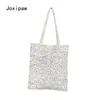 Evening Bags Canvas Tote Bag For Woman Women Cotton Cloth Shoulder Korean Harajuku Japanese Cartoon Eco Reusable Shopping Handbags