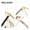 Blauw licht blokkerende bril Cat Women Computer Reading Vintage Presbyopia Eyewear For Readers Alloy Glasses Frame Zonnebril