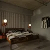 Muurlamp originaliteit slaapkamer bedtrappen achtergrond gangpad persoonlijkheid industrie windhout vuist
