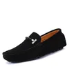 men casual shoes loafers Espadrilles easy triple black white brown bule Denim wine Silver red Leather mens sneakers outdoor jogging walking color #4