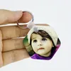 11 Styles Sublimation Blank DIY Keychains Party Favor Sundries MDF Wooden Key Pendants Thermal Transfer Double-sided Keyring White Gift Keychain Accessories