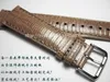 18 19 20 21 22 mm à la main en cuir véritable peau de lézard bracelets de montre vintage poignet de haute qualité bracelet de montre pour montre de marque H0915