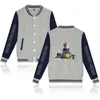Men's Jackets Print Mushoku Tensei Baseball Jacket Women Men Fashion Long-sleeved Trend Casual Outerwear Cardigan