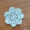 Toptan 100% Pamuk El Yapımı Şekilli Kalp Tığ Doily Dantel Kupası Mat Vazo Mat, Coaster 10 cm Masa Mat Özelleştirme