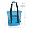 Hoge Capaciteit Vrouwen Mesh Transparante Zak Reizen Grote Capaciteit Droge En Natte Scheiding Behoud Grote Picknick Strandtassen Outdoor254m