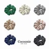 4PCS reine Maulbeerseide Scrunchie Haarschmuck weiche Bänder Haar Stirnband Gummibänder Pferdeschwanz Haargummis für Mädchen Frauen 19 Momme X0722