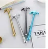 الإبداعية جل القلم معدني المطرقة أدوات القرطاسية محاكاة مكتب المدرسة التموين لطيف kawaii مضحك هدية جائزة GC777