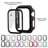 iWatch PC Hard Case With Tempered Glass 38mm 42mm 40mm 44mm 41mm 45mm 49mmFor Apple Watch 8 7 6 SE 5 4 Cover 360 Full Screen Protector watchband Cases