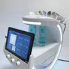 2022 Portabel Smart Ice Blue Microdermabrasion Allt i ett skönhetssystem Hudanalysator Kundregistrering RF Ultrasonic Scrubber Peeling Hydra Dermabrasion