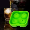 Högkvalitativa isbollar Maker redskap Gadgets mögel 4 Cell Whisky Cocktail Premium Round Spheres Bar Kök Party Tools Tray Cube DH8577