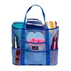Handbag Swimming Beach Bags Grid Mesh Storage Bag Outdoor Sports Travel Handbags High-capacity Pouch Summer Tote T9I001348
