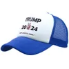 Trump 2024 Baseballmützen US-Präsident Wahlkappen Keep America Great MAGA Mesh Snapbacks Sommer Visor Cap Partyhut HH21-162