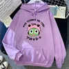 Damen Hoodies Sweatshirts Anime Fairy Tail Fleece-Hoodie in Übergröße Damen Winteroberteile Frosch Fro Thinks So Too Swearshirts Fashion Vinta