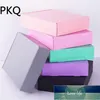 15 * 15 * 5 cm kleurrijke roze papier mailing box express verzending golfkartonnen doos voor verzending kleding geschenkverpakking1 Fabriek prijs expert ontwerp kwaliteit Laatste