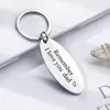 Mental Keychain помните, что я люблю тебя папа мама ключ цепь благодарения свадебный подарок от дочери сына