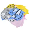 Kinder-Cartoon-Schwimmkappen-Silikon-Tauchen wasserdichte Swim-Hut Kinder-Mädchen-Junge-Gunst Badekappe mit Fischhai-Muster
