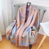 Gruba kaszmirowa Pashmina Scarf Kobiety Luksusowa Marka Koc Szale Wraps Hijab Bufanda Kobieta Design HeadherChief Echarpe 180x65cm