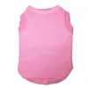 Wholesale plain pet Summer Clothes Dog Cat Tank Top T shirt 686 R2