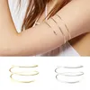 PICKYZ Fashion Egypt Bar Curve Geo Open Upper Arm Cuff Armlet Armband Women Bangle Bracelet Gift X0706