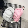 2021 Sac à dos solide Sacs d'école pour filles pour adolescentes College Wind Femmes Schoolbag High Student Bookbag Famale Teen Bagpack X0529