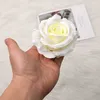 30pcs 7CM Artificial White Rose Silk Flower Heads For Wedding Decoration DIY Wreath Gift Box Scrapbooking Craft Fake Flowers 210706