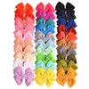 Haaraccessoires 30 stks Kleuren Solid Grosgrain Lint Bows Clips Haarspeld Meisje Boutique Clip Headware Kids