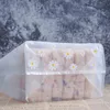 Emballage cadeau 25 pièces sac d'emballage avec poignée sacs en plastique Shopping fleur mallette de rangement fournitures de fête de mariage