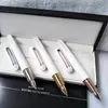 Prezent Wysokiej jakości White Magicint Ballpoint Pen Business Office Prywatne piśmience luksusowe promocyjne długopisy urodzinowe 9095860