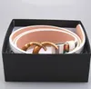 Designer Belt Classic fashion casual letter smooth buckle womens mens leather belt width 3.8cm with orange box size 105-125