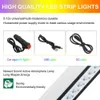 Luci interne per auto a LED 5-12V Design morbido dell'alloggiamento 56 modalità Luci di striscia LED ambientali Sincronizzazione interna App musicale Controllo Bluetooth