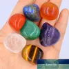 7 pièces / ensemble de cristal naturel Yoga polissage énergie pierre Chakra Aura guérison sept couleurs cristal prix usine conception experte qualité dernier style statut d'origine