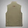 Gilet da uomo Gilet tattico senza maniche Uomo Estate Casual Gilet traspirante Giacca multi-tasche Taglia M-7XL Pesca Pography 2306