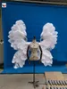 High quality Ostrich feather handicrafts white Angel Wings Birthday Wedding Room Party Decoration shooting props