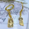 Customize Pet Gold-plated Keychain Photo Keyring for Memorial Gift Engraved Picture and Texts for Pet H0915