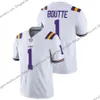 Travin Dural NCAA LSU Tigers College Football Jersey Custom Jarvis Landry Chase Joe Burrow Justin Jefferson Clyde Edwards Helaire