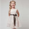 Été haute qualité enfants vêtements adolescent enfants robe pour filles âge 2-12 belle dentelle fleur robe blanc bébé filles robe Q0716