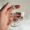 Mini Glass Bongs Percolator Portable Smoking pipes bubbler Glass Bongs Water Pipes bongs Bowl