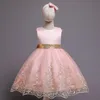 Mädchenkleider Kleinkind Baby Mädchen Tutu Prinzessin Kleid Pailletten Schleife Kleider 1. Geburtstag Hochzeit Party Blush Pink