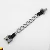 Alyx Bracelet Metallic Embossed Chain Safety Clasp Hip Hop Street Motorcycle Safety Chain Bracelet Spot Wholesale Q0717